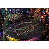 Bulk 144 Pc. Metallic Tri-Color Mardi Gras Bead Necklace Assortment Image 4