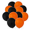 Bulk  144 Pc. Orange & Black 11" Latex Balloon Assortment Image 1