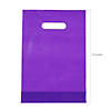 Bulk 150 Pc. Green, Yellow & Purple Plastic Goody Bags Image 1