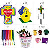 Bulk 156 Pc. Spring Religious Craft Boredom Buster Kit Image 1