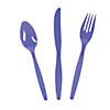Bulk  200 Ct. Purple Cutlery Sets for 50 Image 1