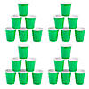Bulk 200 Pc. Green Party Cup BPA-Free Plastic Shot Glasses Image 1