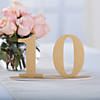 Bulk 24 Pc. Gold Glitter Table Numbers 1-24 Image 2