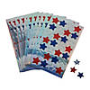 Bulk 25 Sheets Patriotic Shining Star Stickers Image 1