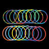 Bulk 250 Pc. Assorted Color Plastic Glow Necklace Assortment Image 1