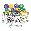 Bulk 250 Pc. Mardi Gras Party Kit For 50 Image 1