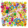 Bulk 250  Pc. Multicolored Smile Face Novelty Toy Assortment Image 1