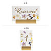 Bulk  30 Pc. Wedding Pressed Flower Table Numbers Kit Image 1