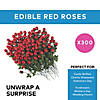 Bulk 300 Pc. Red Foil-Wrapped Chocolate Roses Image 1