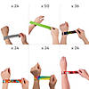 Bulk 302 Pc. Value Slap Bracelet Assortment Kit Image 1