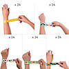 Bulk 302 Pc. Value Slap Bracelet Assortment Kit Image 2