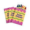 Bulk 48 Boxes of Easter Crayons - 6 Colors Per Box Image 1