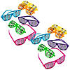 Bulk 48 Pc. 2024 Neon Shutter Glasses Image 1