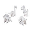 Bulk 48 Pc. Color Your Own Mini Dinosaur Characters Image 1
