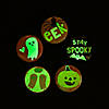 Bulk 48 Pc. Halloween Glow-in-the-Dark Mini Buttons Image 1