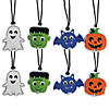 Bulk 48 Pc. Light-Up Halloween Character Necklaces Image 1