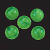 Bulk 48 Pc. Mini Marbleized Glow-in-the-Dark Green Bouncy Balls Image 1