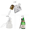 Bulk 48 Pc. Mini Wedding Bubble Bottle Assortment Kit Image 1