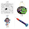 Bulk 48 Pc. Out of This World Father&#8217;s Day Craft & Activities Kit Image 1