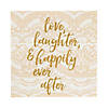 Bulk 48 Pc. Rustic Wedding Happily Ever After Luncheon Napkins Image 1
