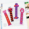 Bulk  48 Pc. Valentine Character Ruler Bookmarks Image 1