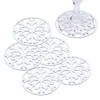 Bulk 48 Pc. Winter Wedding Snowflake Coasters Image 1