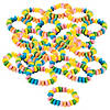 Bulk 480 Pc. Stretchable Candy Bracelets Image 1