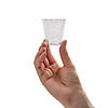 Bulk 50 Ct. Black Glitter Disposable Plastic Shot Glasses Image 1