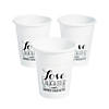 Bulk  50 Ct. Love Laughter & Happily Ever After Plastic Cups Image 1