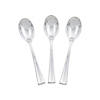 Bulk 50 Ct. Metallic Silver Mini Spoons Image 1