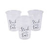 Bulk  50 Ct. Stock the Bar Clear Plastic Cups Image 1