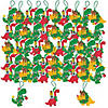 Bulk 50 Pc. Christmas Dino Ornament Craft Kit Image 1