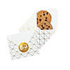 Bulk  50 Pc. Gold Foil Envelope Treat Bags with Stickers Image 1