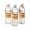 Bulk  50 Pc. Kraft Paper Thank You Water Bottle Labels Image 1