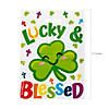 Bulk  50 Pc. Large Plastic Religious St. Patrick&#8217;s Day Goody Bags Image 1