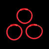 Bulk 50 Pc. Red Glow Bracelets Image 1