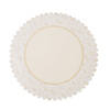 Bulk 50 Pc. Shabby Chic Lace Charger Placemats Image 1
