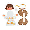 Bulk 50 Pc. Sing for the King Angel Ornaments Craft Kit Image 1