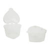 Bulk 50 Pc. Small Heart-Shaped Plastic Gelatin Shot Cups with Lids Image 1