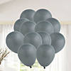 Bulk 50 Pc. Tuftex Matte Gray Smoke 5" Natural Latex Balloons Image 2