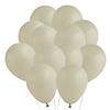 Bulk 50 Pc. Tuftex Matte Stone 5" Natural Latex Balloons Image 1