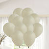 Bulk 50 Pc. Tuftex Matte Stone 5" Natural Latex Balloons Image 2