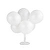 Bulk  53 Pc. White Latex Balloon Bouquet Centerpieces Image 1