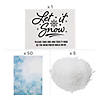 Bulk 56 Pc. Let it Snow Winter Wedding Send-Off Kit for 50 Image 1