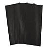 Bulk  60 Pc. Black Tissue Paper Sheets Image 1