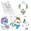 Bulk 60 Pc. Snowman Craft Kit Assortment Image 1