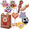 Bulk 60 Pc. Valentine Critters Craft Bag Kit - Makes 60 Image 1
