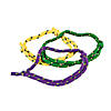 Bulk 72 Pc. Mardi Gras Friendship Rope Bracelets Image 1