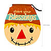 Bulk  72 Pc. Medium Religious Scarecrow Drawstring Goody Bags Image 1