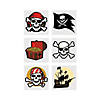 Bulk 72 Pc. Pirate Temporary Tattoos Image 1